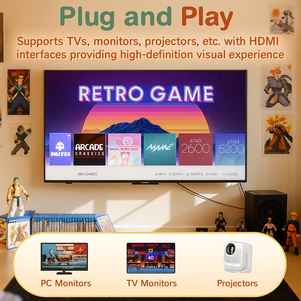FamilyStick™ Retro Game Console